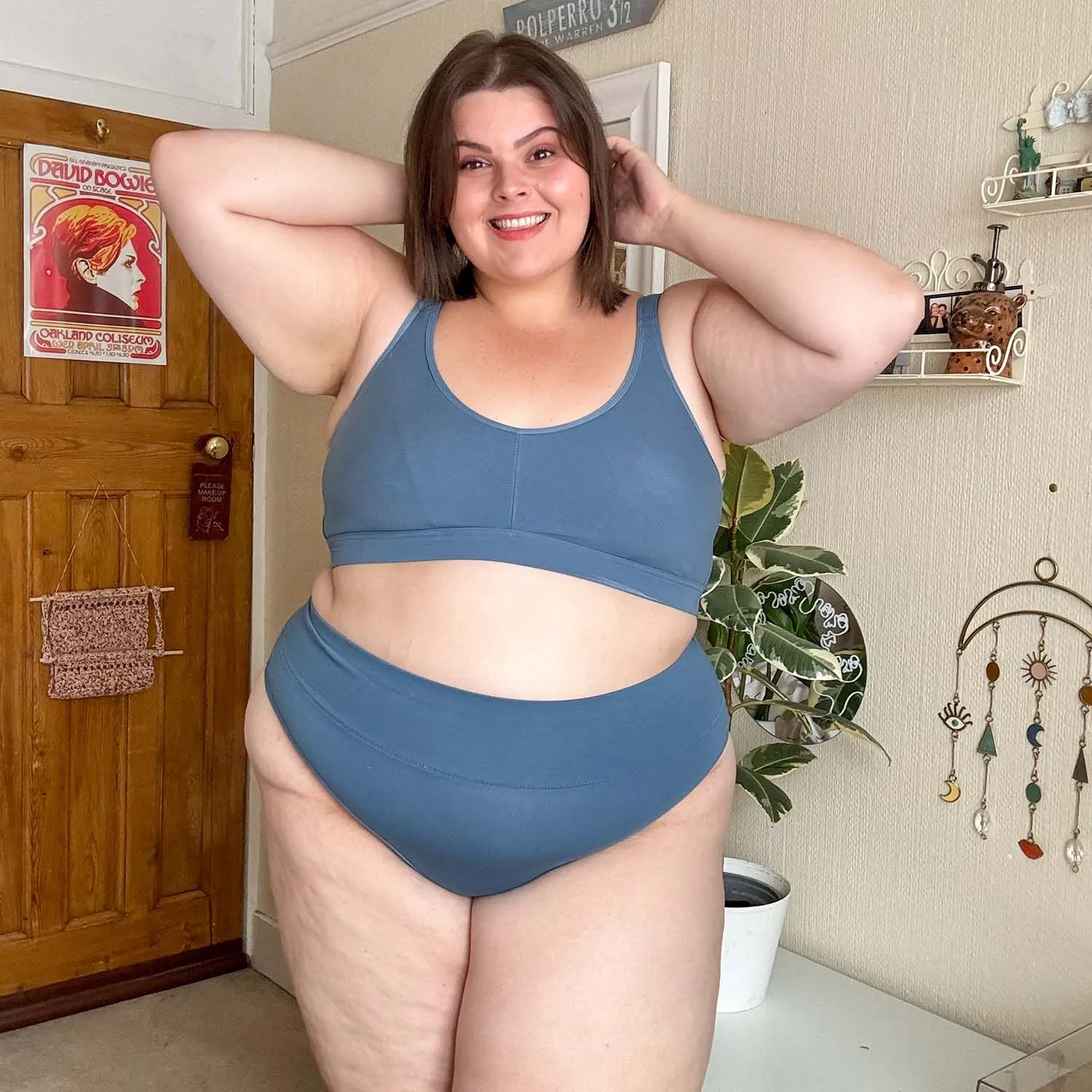 Comfort Cotton Bra - Denim