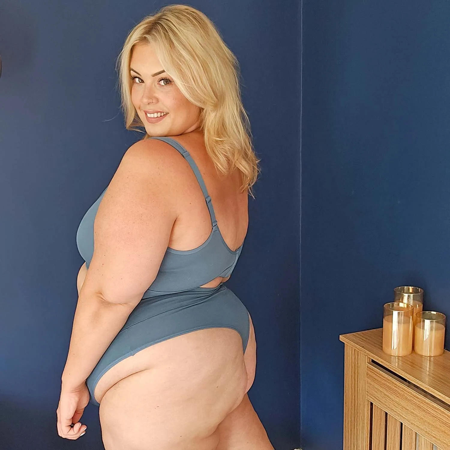 Comfort Cotton Bra - Denim
