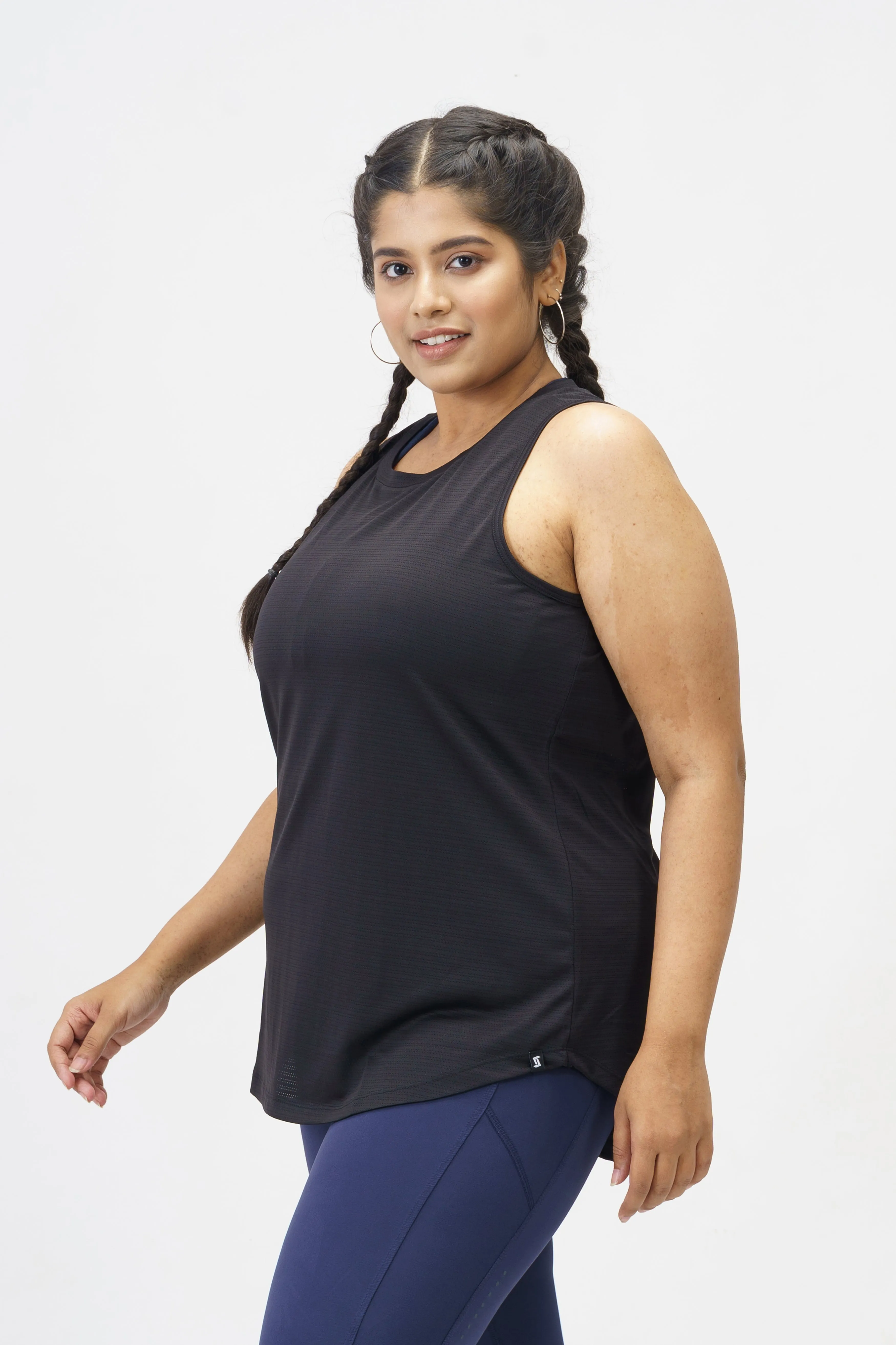 Cool Down Tank Top: Black