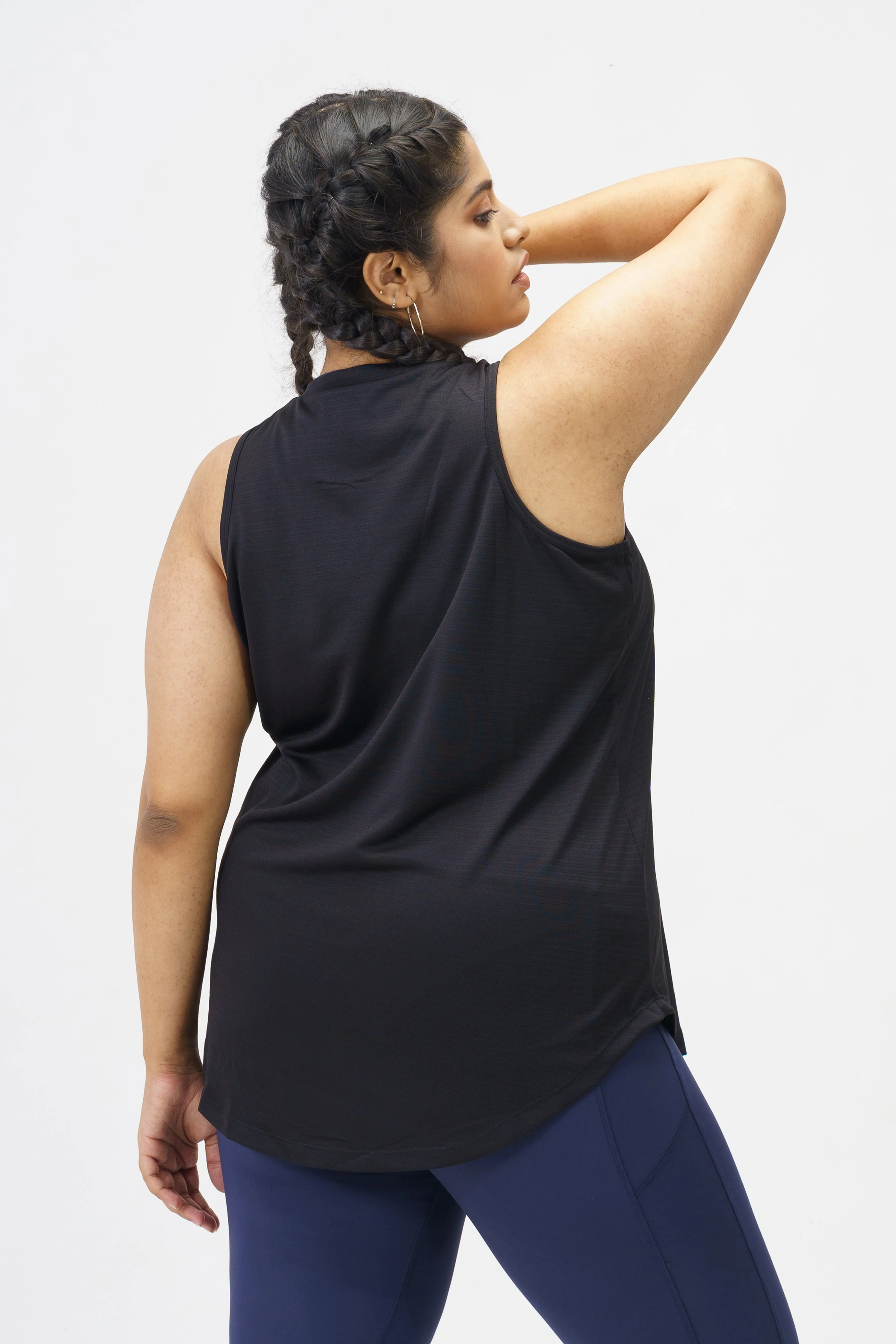 Cool Down Tank Top: Black