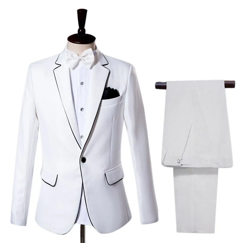 Costume Blanc Année 80