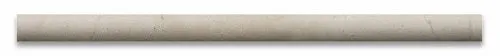 Crema Marfil Marble Polished 3/4 X 12 Bullnose Liner - 4" Sample