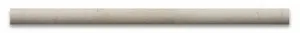 Crema Marfil Marble Polished 3/4 X 12 Bullnose Liner - 4" Sample