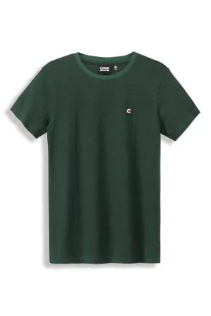 Crew Neck T-Shirt _ 152071 _ Rain Forest Green