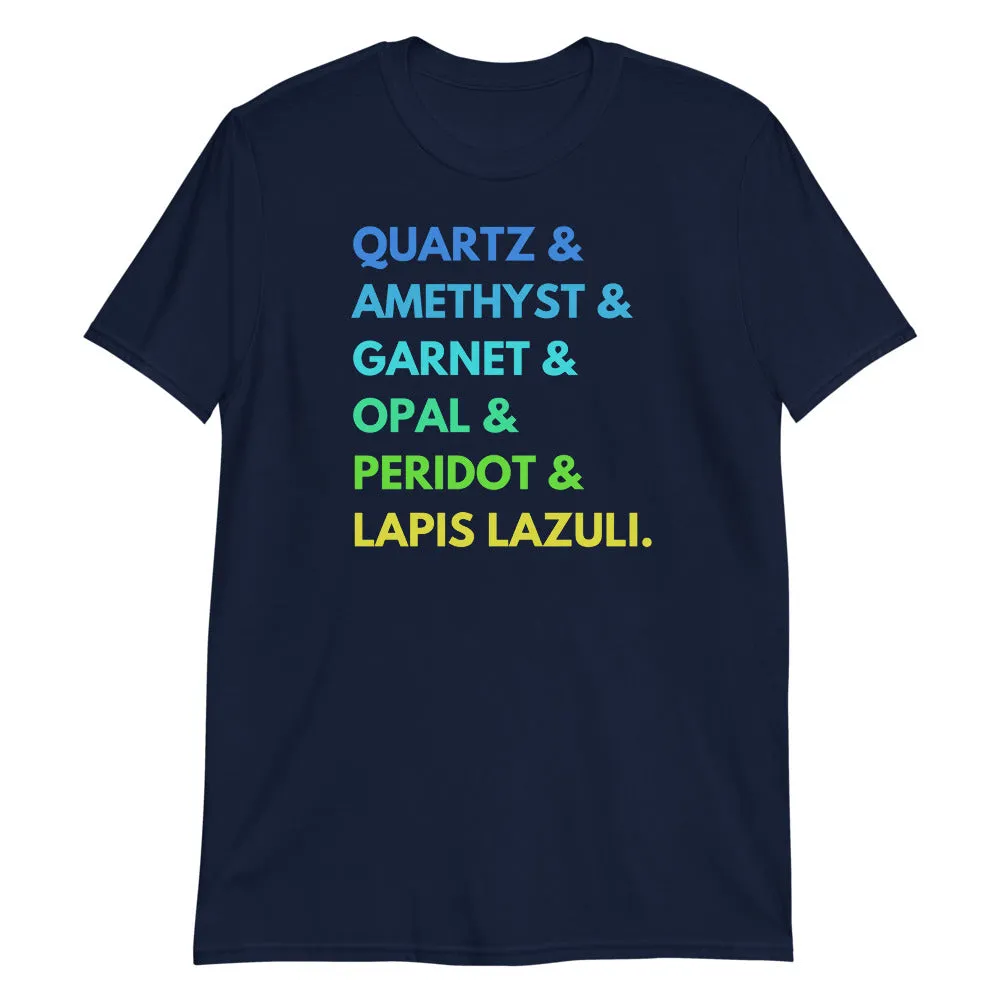 Crystal Names Short-Sleeve Unisex T-Shirt