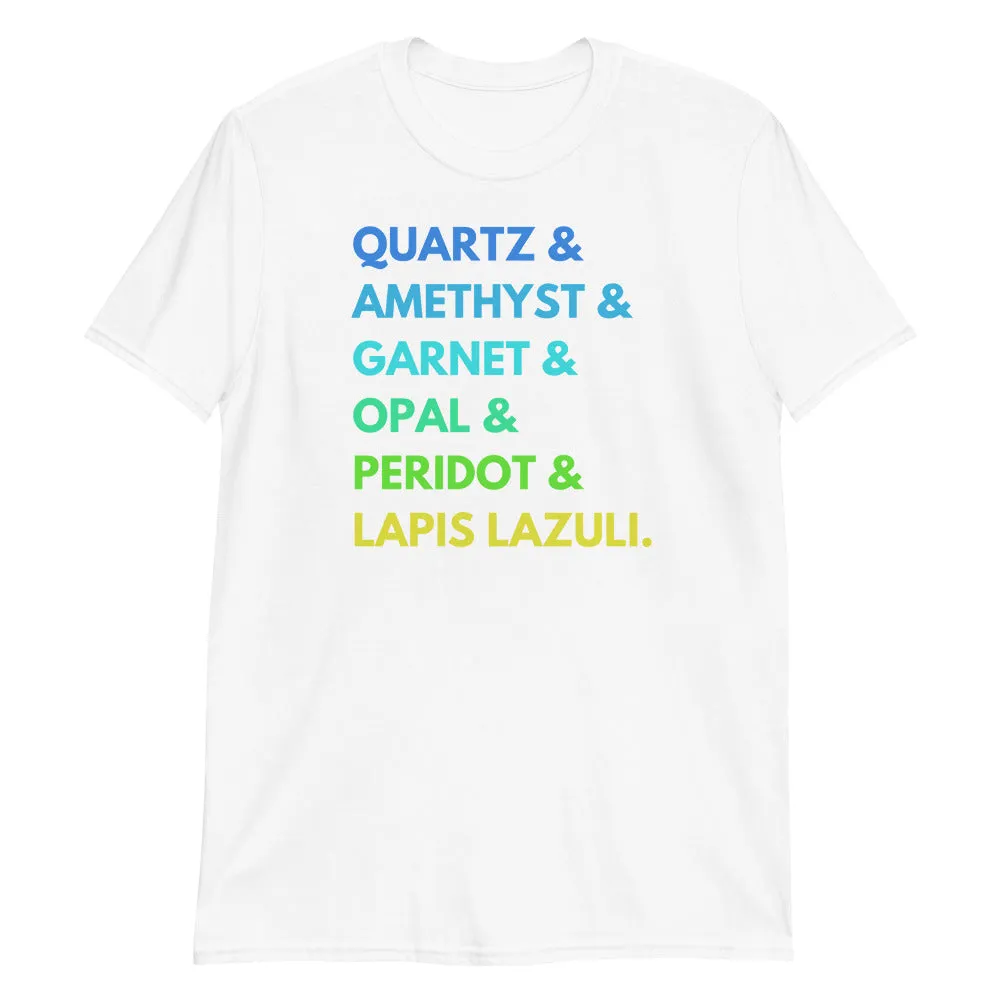 Crystal Names Short-Sleeve Unisex T-Shirt