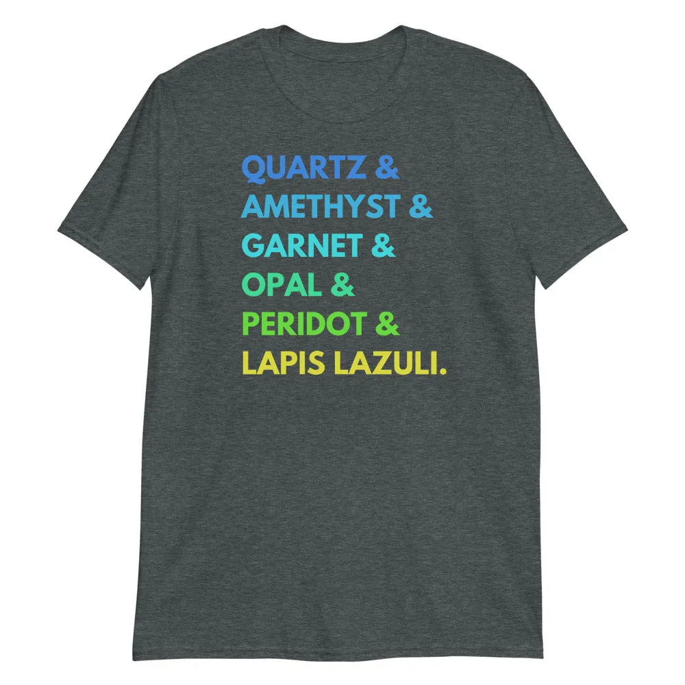 Crystal Names Short-Sleeve Unisex T-Shirt