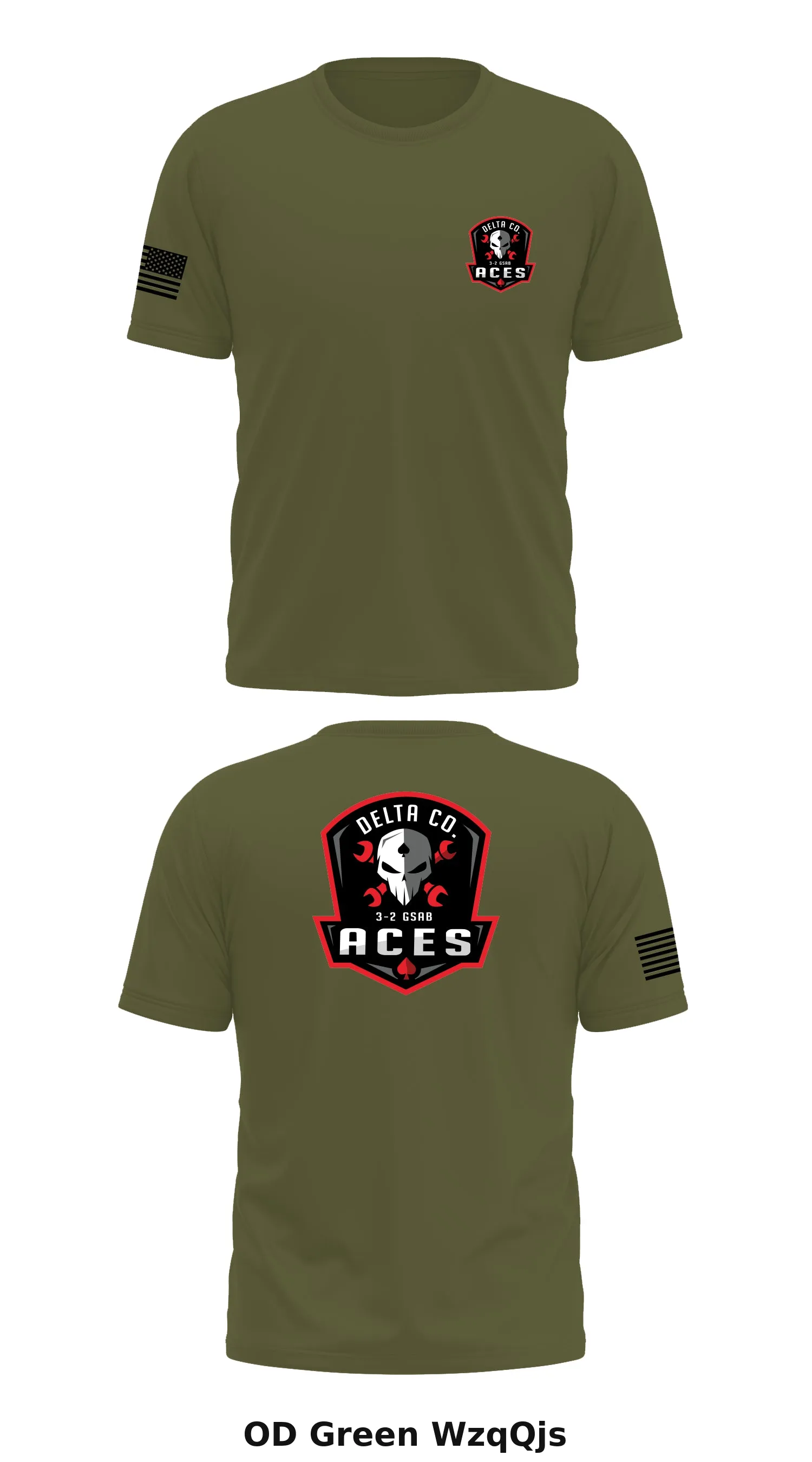 D Co. 3-2 GSAB Store 1 Core Men's SS Performance Tee - WzqQjs