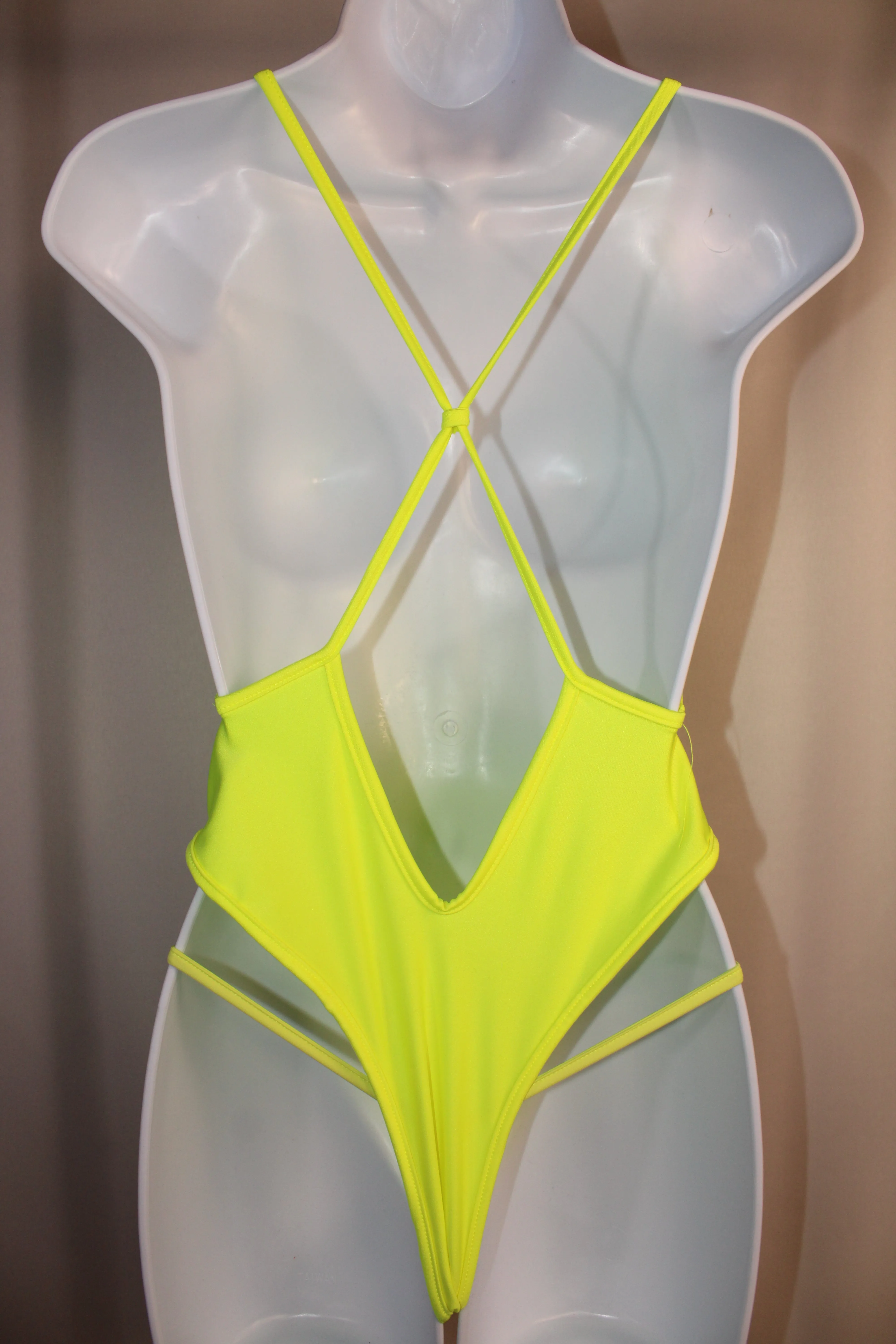 DANCEWEAR BODYSUIT | One Piece Bodysuit Lime Green