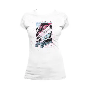 DC Comics Wonder Woman Warhol Official Women's T-shirt (White)