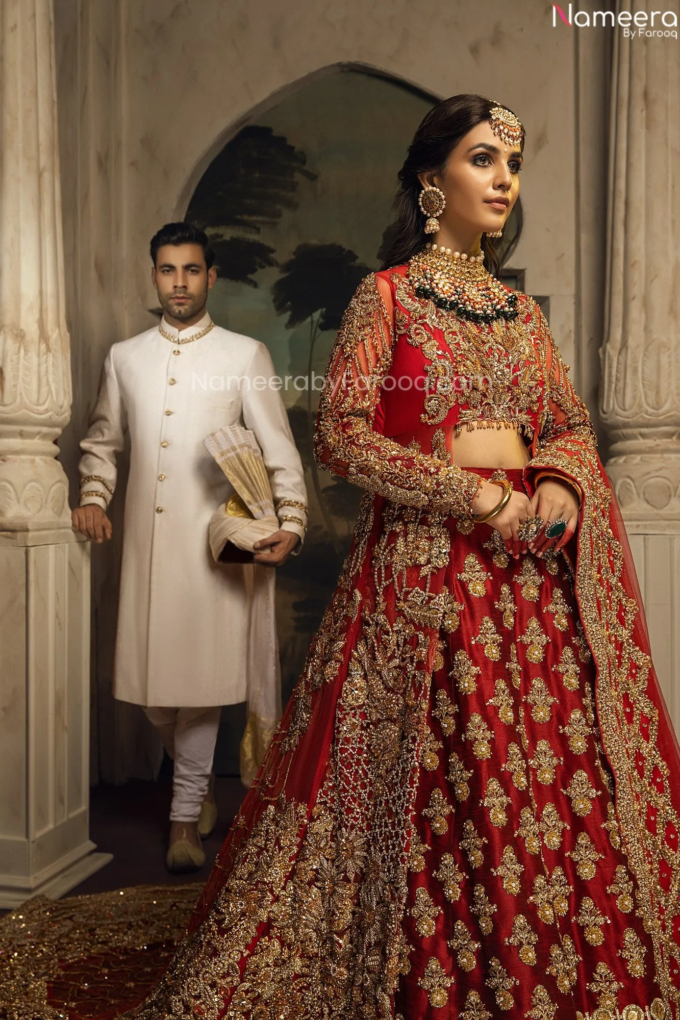 Designer Pakistani Off-white Sherwani for Groom #GN29