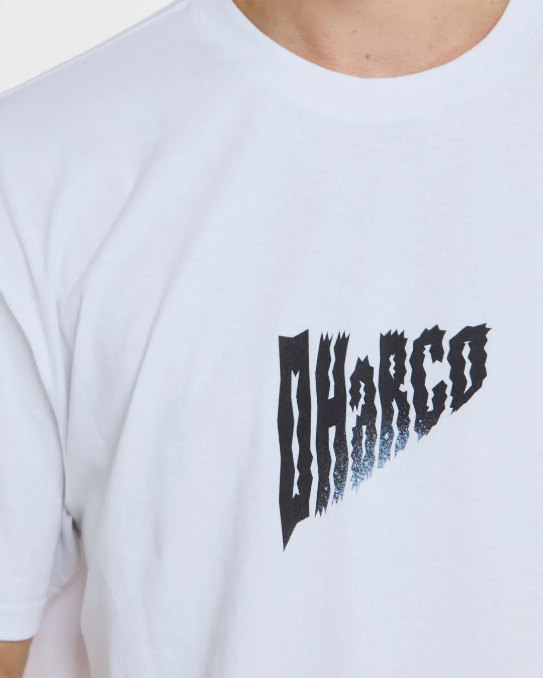 DHARCO Mens Cotton Tee | White