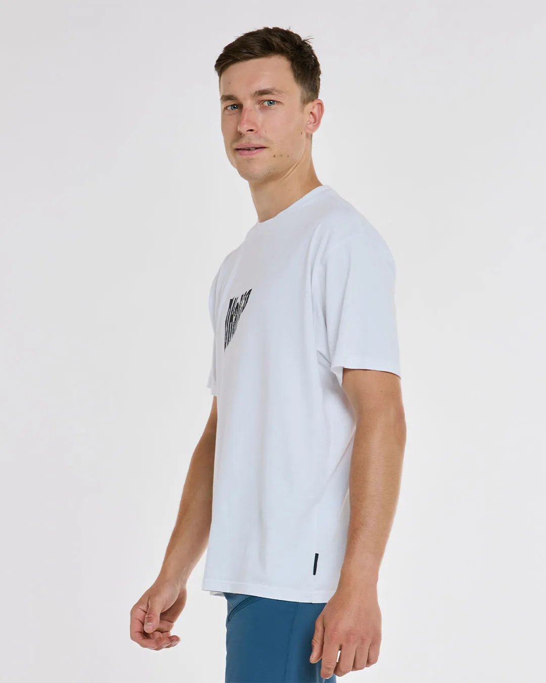 DHARCO Mens Cotton Tee | White