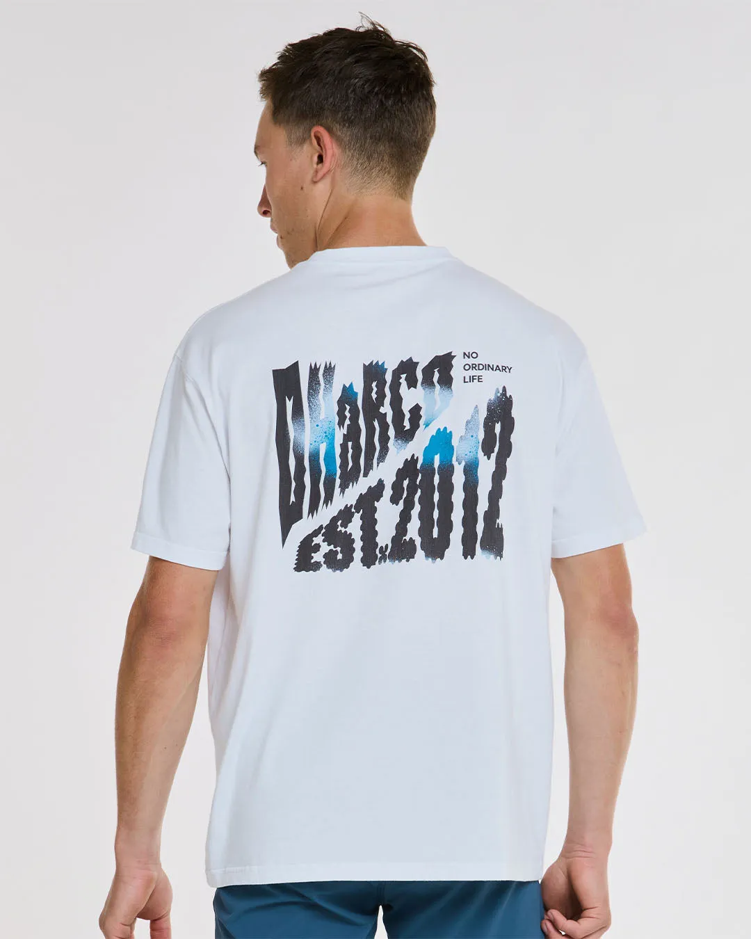 DHARCO Mens Cotton Tee | White