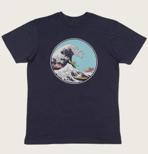 DOGS RIDIN' THE WAVE Unisex T-shirt
