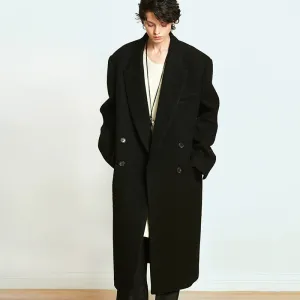 Double-Breasted Wool Coat