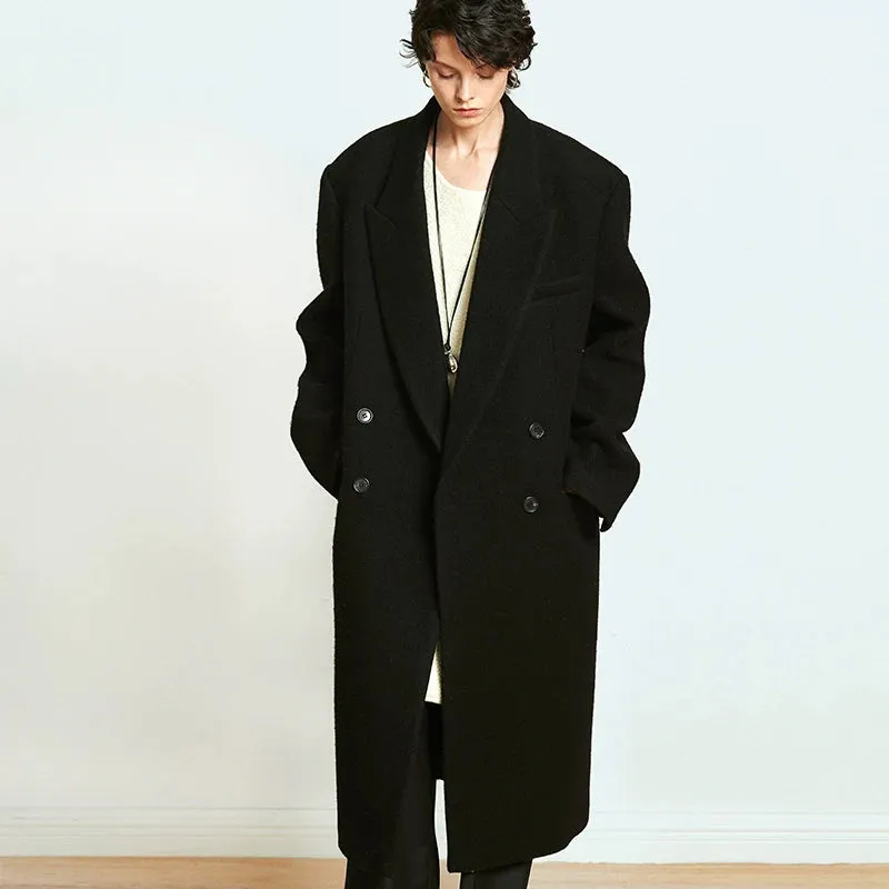 Double-Breasted Wool Coat