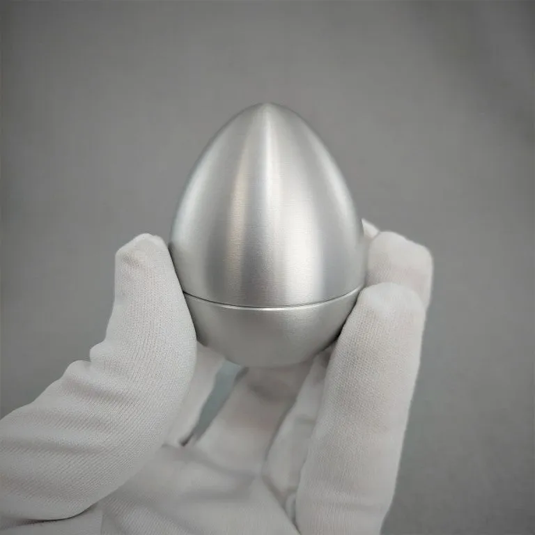 DPCustoms Engagement Ring Egg - Solid Metal Magnetic Egg Proposal Box