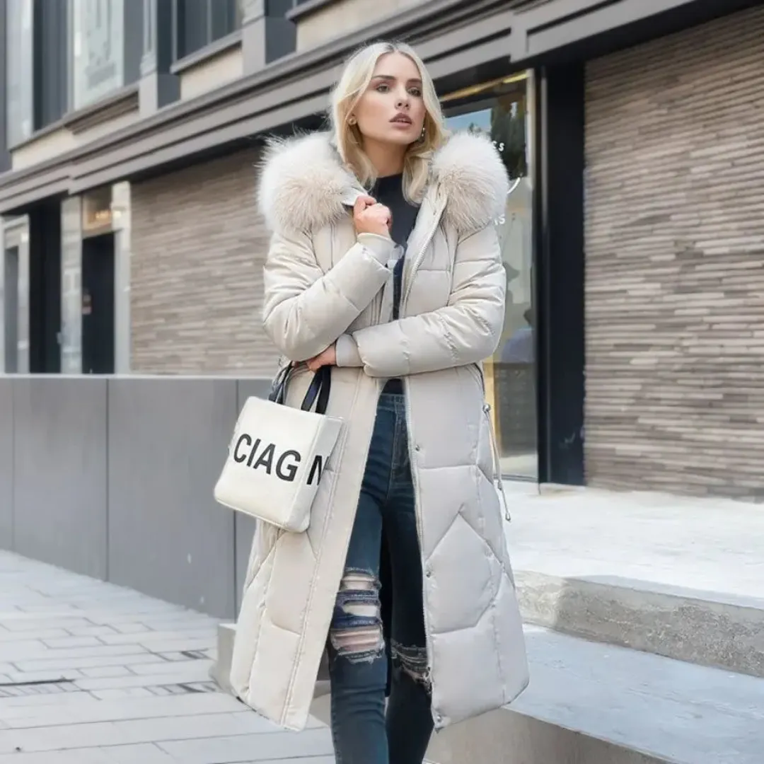 Dulce | Women Winter Warm Puffer Parka Jacket | Elegant