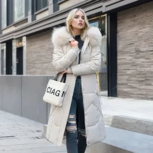 Dulce | Women Winter Warm Puffer Parka Jacket | Elegant