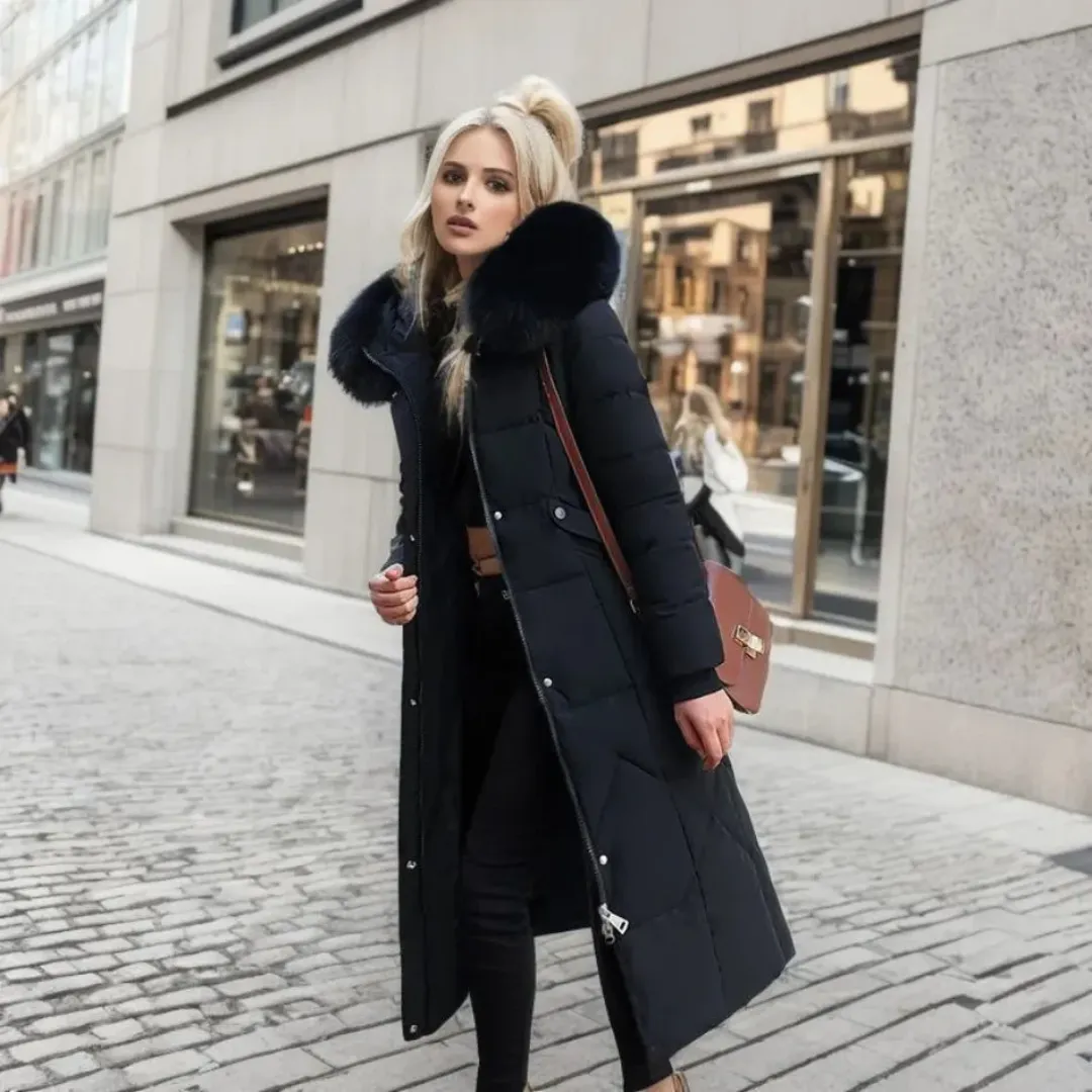 Dulce | Women Winter Warm Puffer Parka Jacket | Elegant