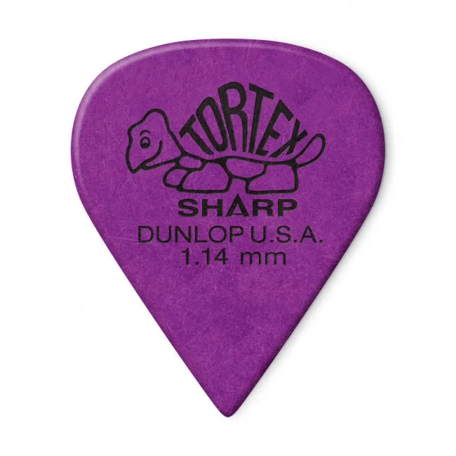Dunlop Tortex Sharp -plektrat 1.14 mm, 12 kpl