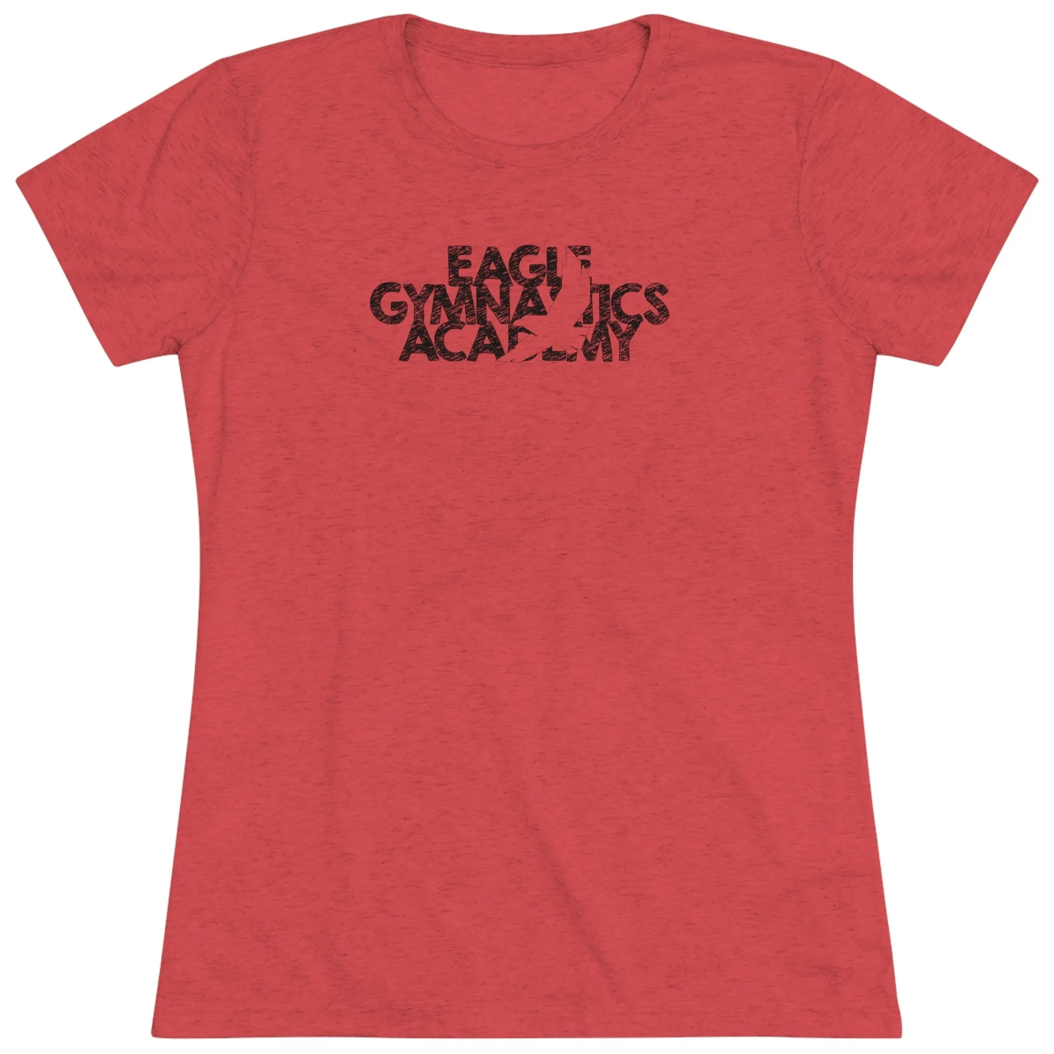 Eagle Gymnastics - Women's Trampoline & Tumbling Spine - Fitted T-Shirt