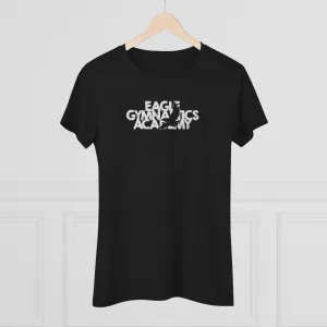Eagle Gymnastics - Women's Trampoline & Tumbling Spine - Fitted T-Shirt