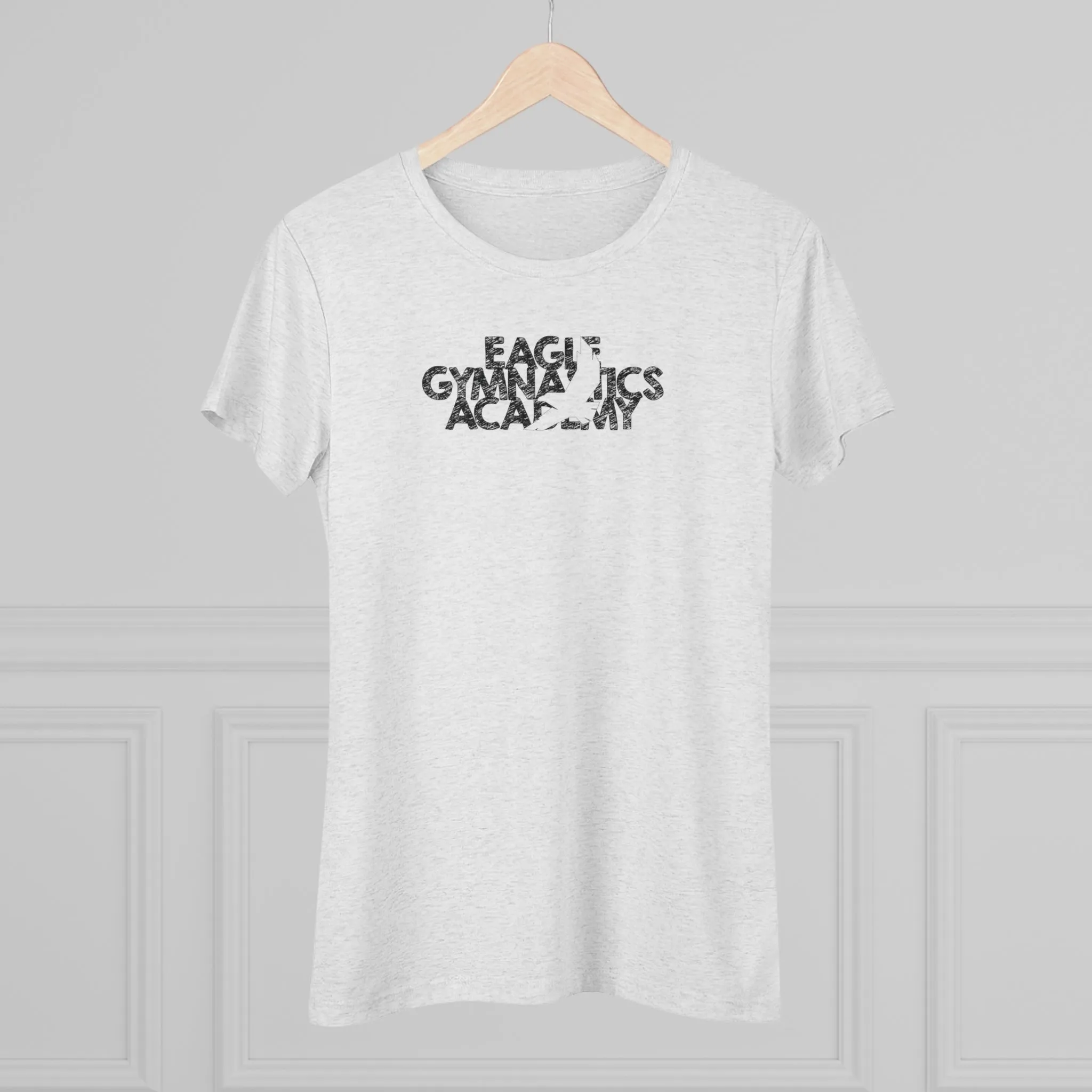 Eagle Gymnastics - Women's Trampoline & Tumbling Spine - Fitted T-Shirt