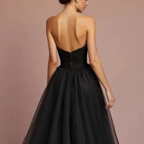 Elegant Black Wedding Dress for Brides Who Love a Bold Statement