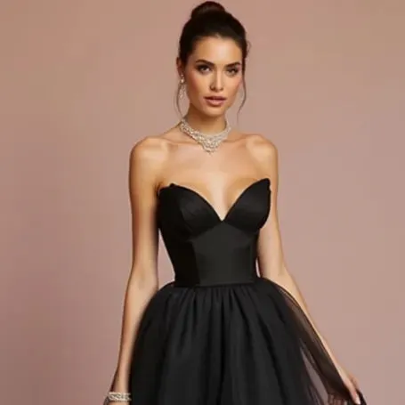 Elegant Black Wedding Dress for Brides Who Love a Bold Statement