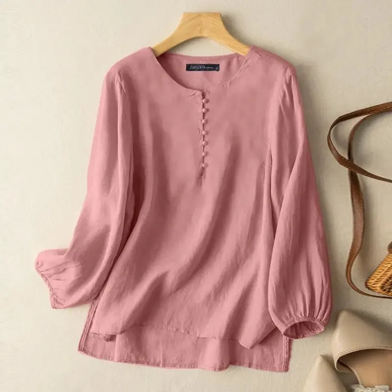 Ella | Button-Detail Blouse