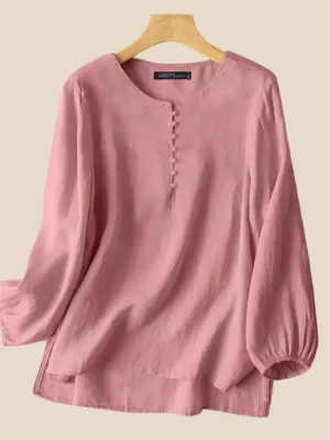 Ella | Button-Detail Blouse