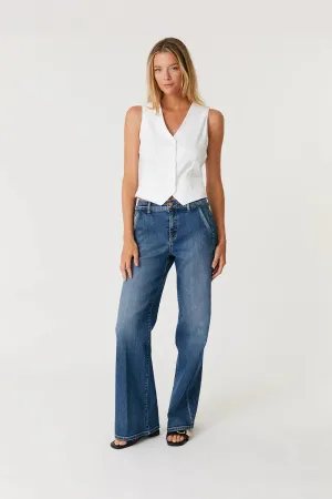 Ellis Denim Trouser - Blue Strand