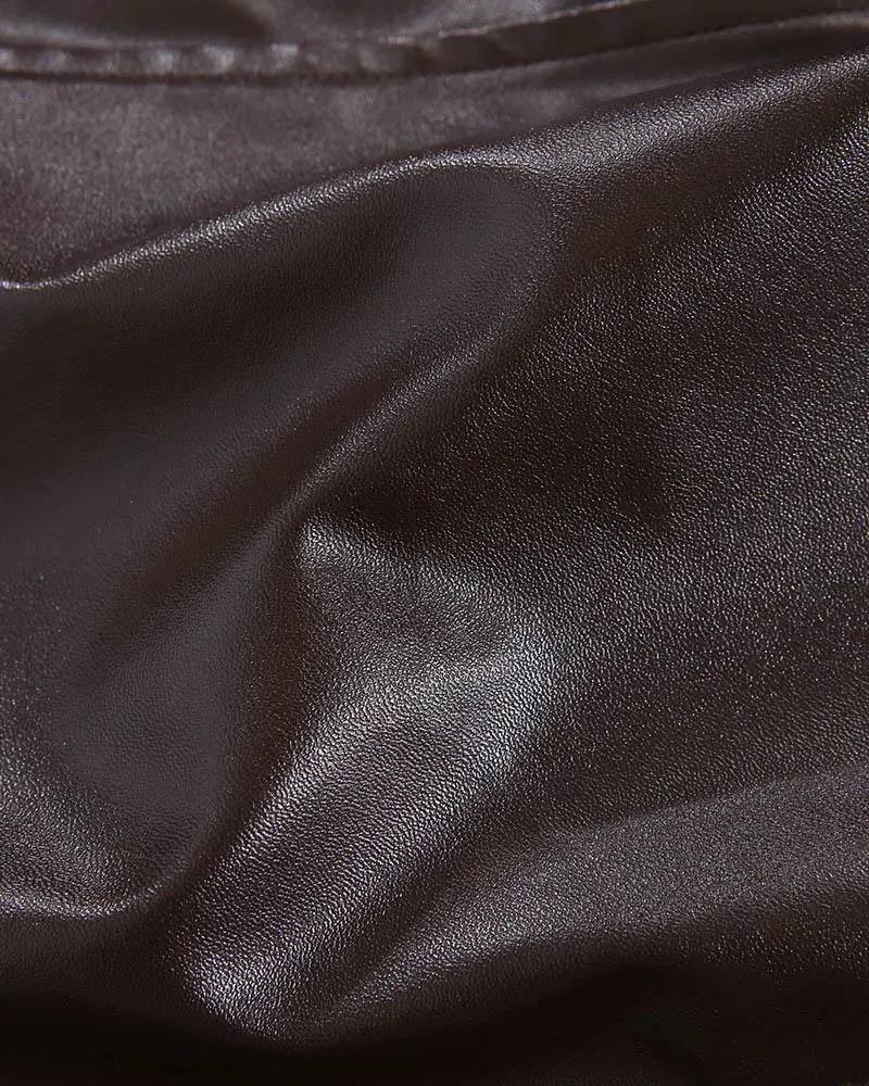 Equestrianess Corset Stylish Pleather Tube Dress