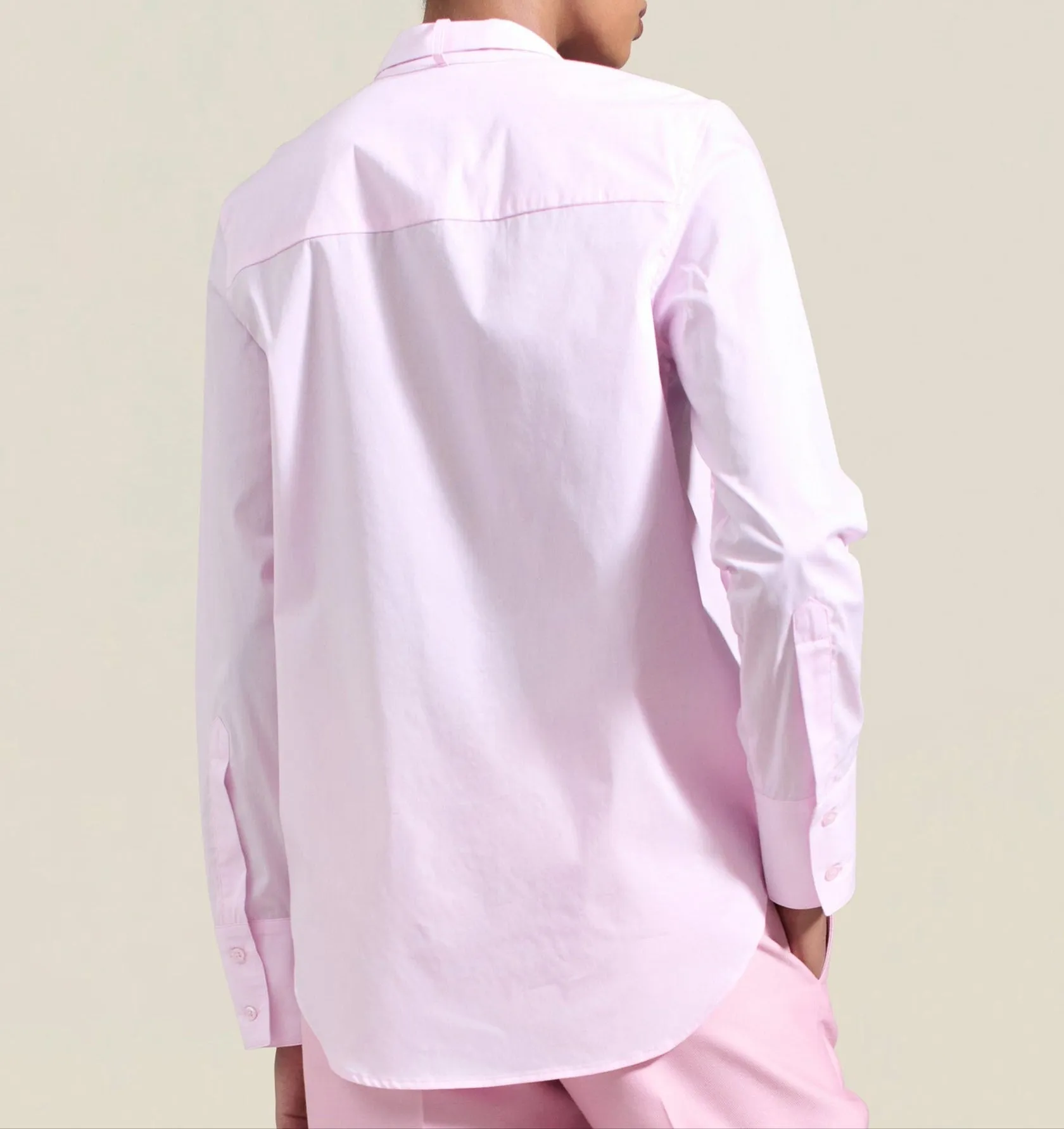 Esme Tuxedo Shirt Pink