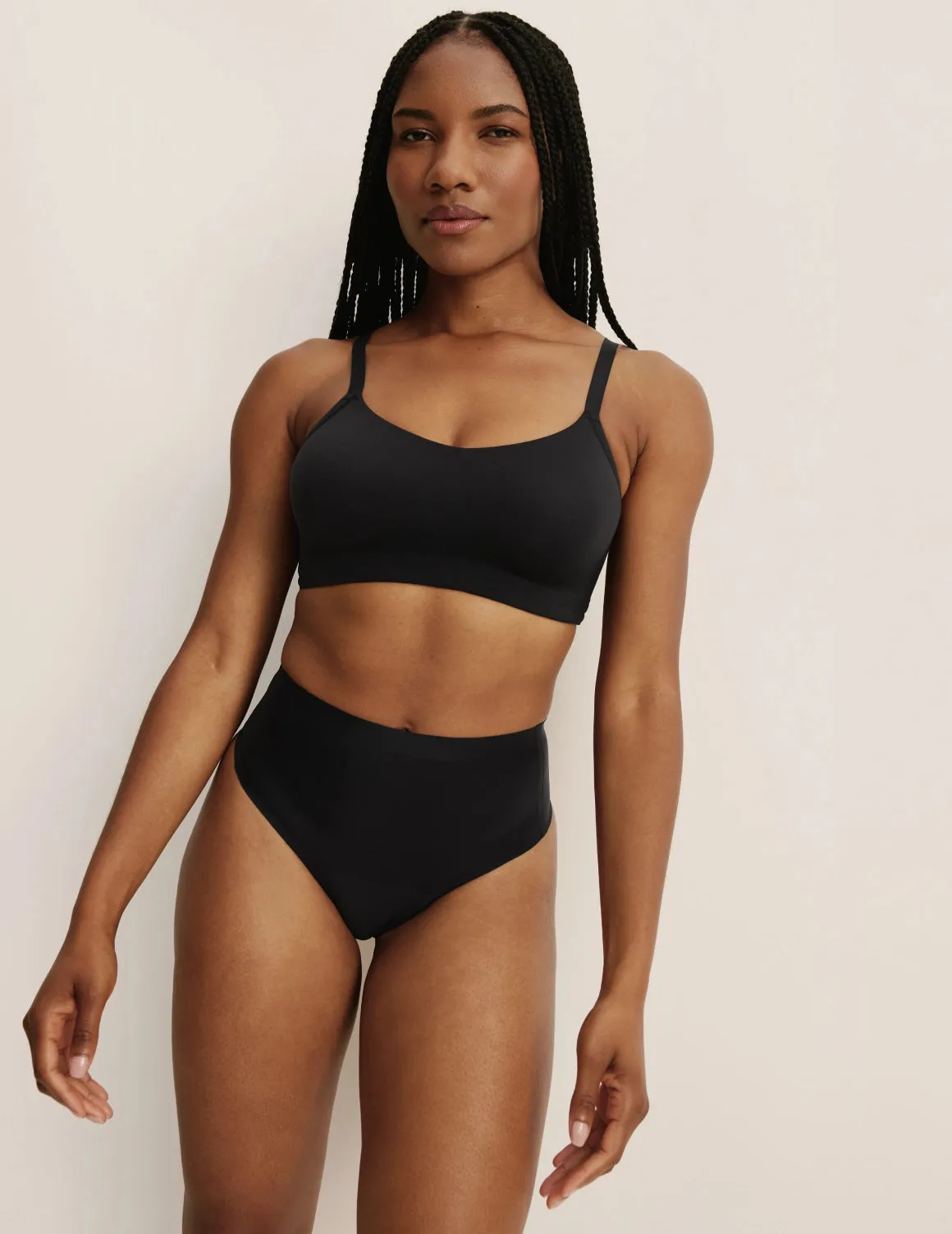 Essential No-Show High Rise Thong