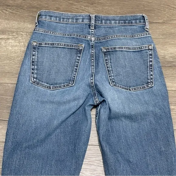 EVERLANE Womens High Rise Straight Ankle Jeans Blue Sz 26