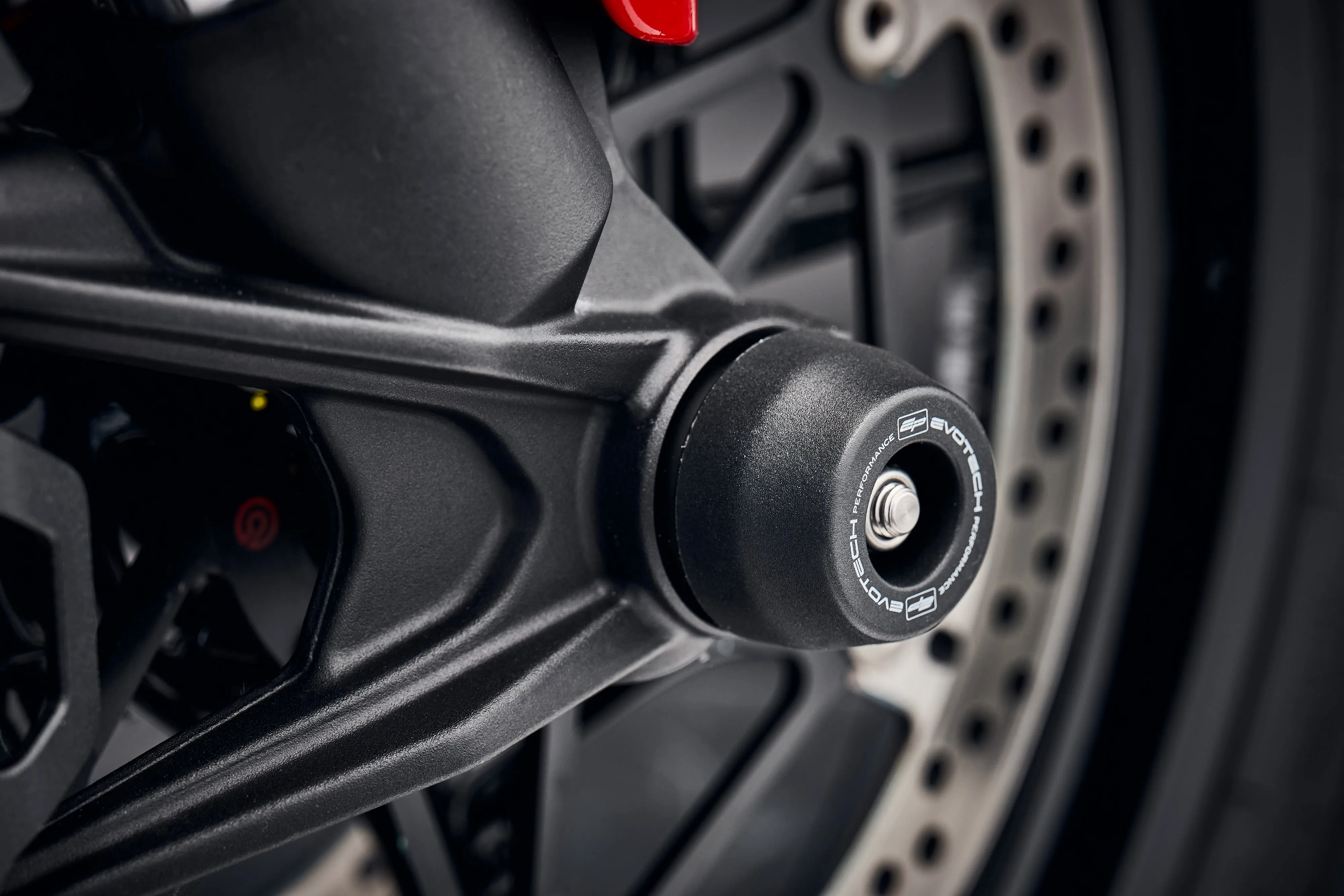 Evotech Front Spindle Bobbins - Ducati Multistrada V4 Rally 2023 