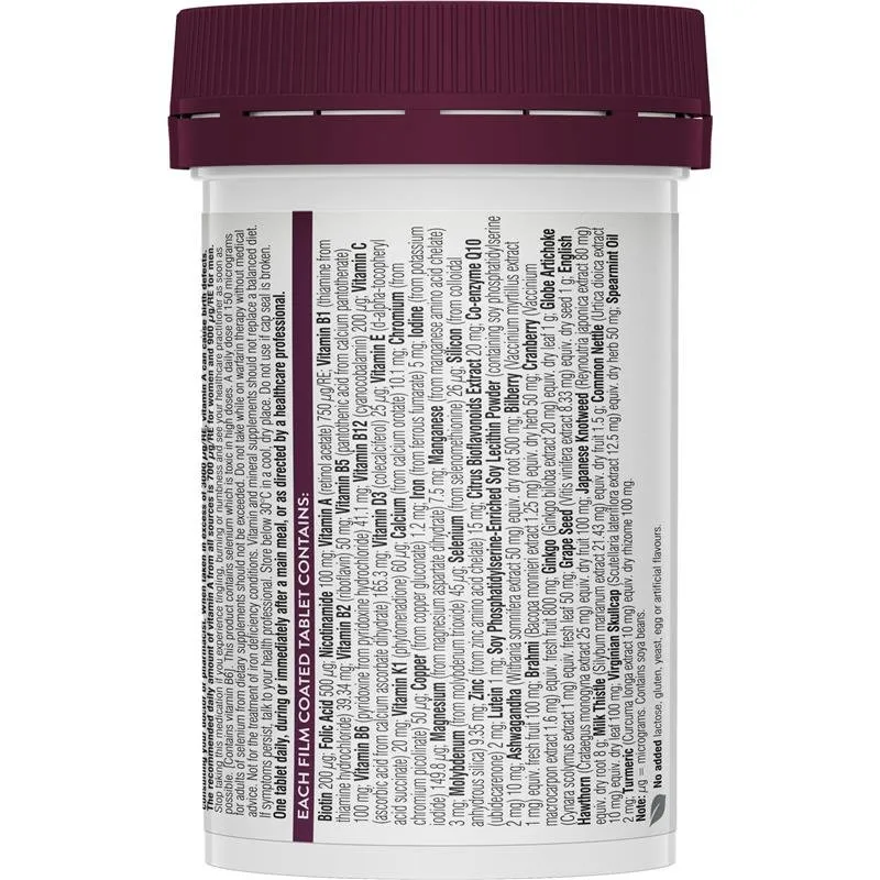 [Expiry: 06/2025] Swisse Ultivite Women's 65  Multivitamin 60 Tablets