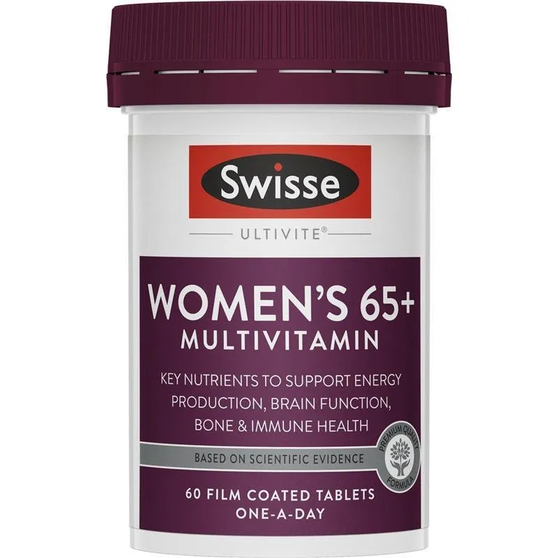 [Expiry: 06/2025] Swisse Ultivite Women's 65  Multivitamin 60 Tablets
