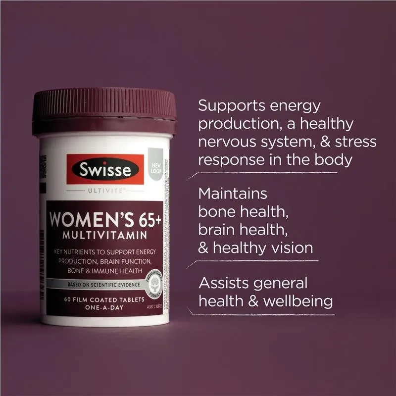 [Expiry: 06/2025] Swisse Ultivite Women's 65  Multivitamin 60 Tablets