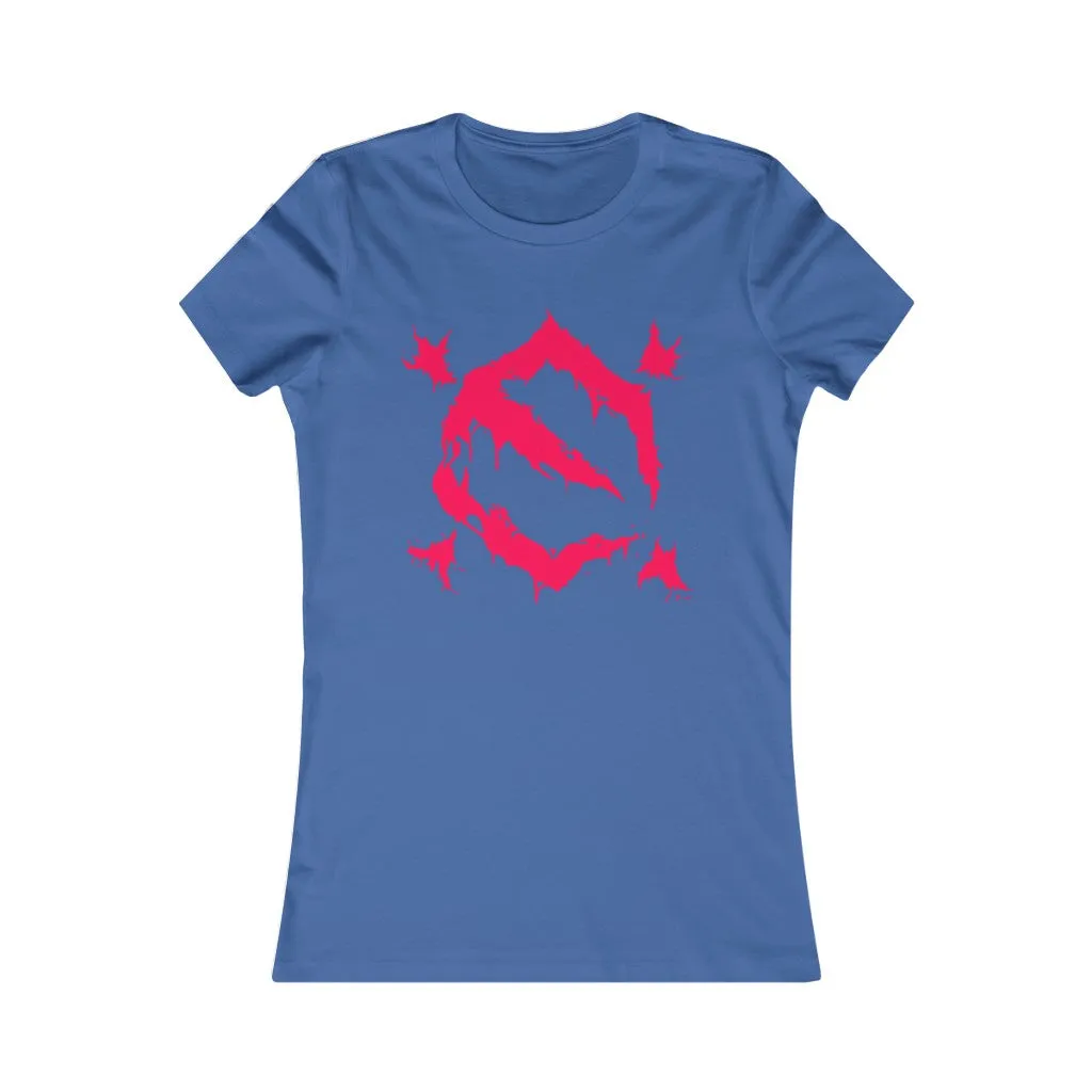 EZ MIL Womens Red Emblem Tee