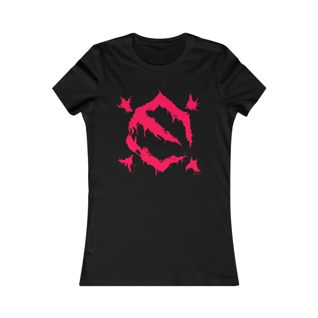 EZ MIL Womens Red Emblem Tee