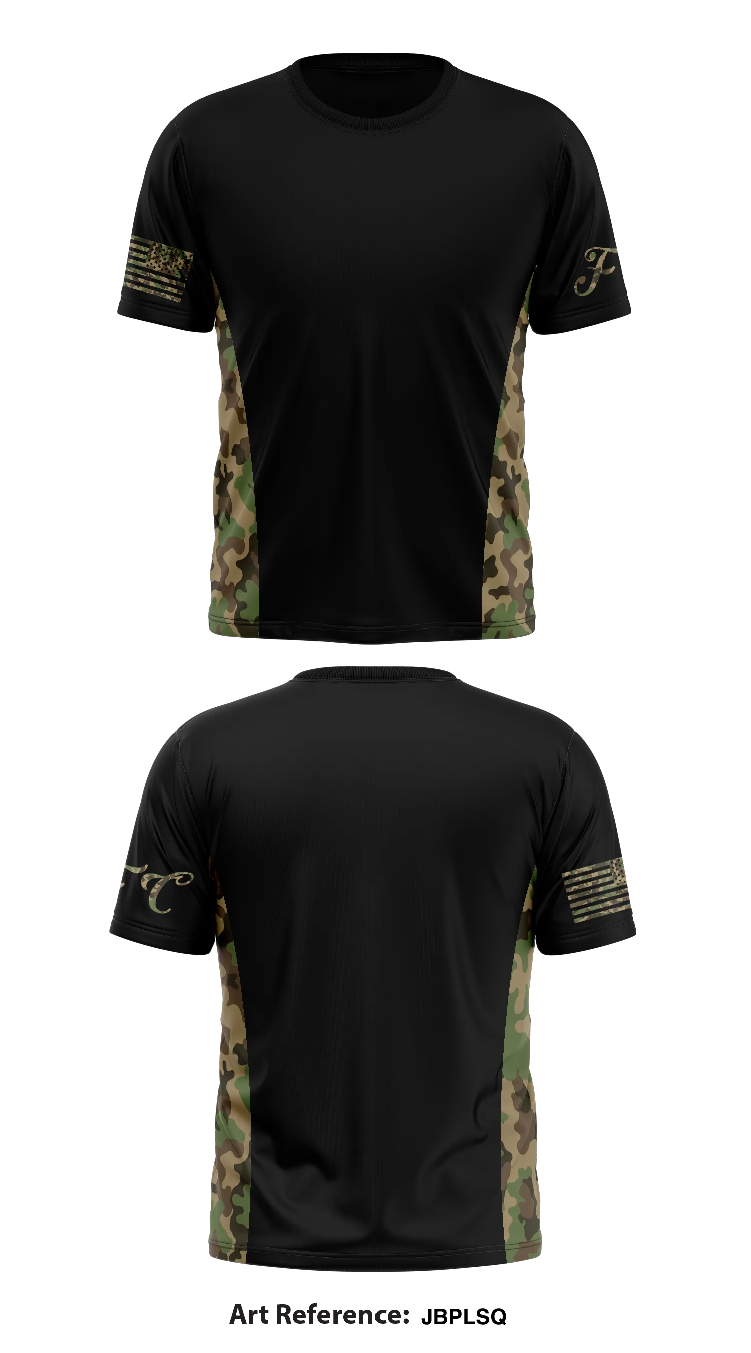 Faith in Camo Core Men's SS Performance Tee - JBPLsq