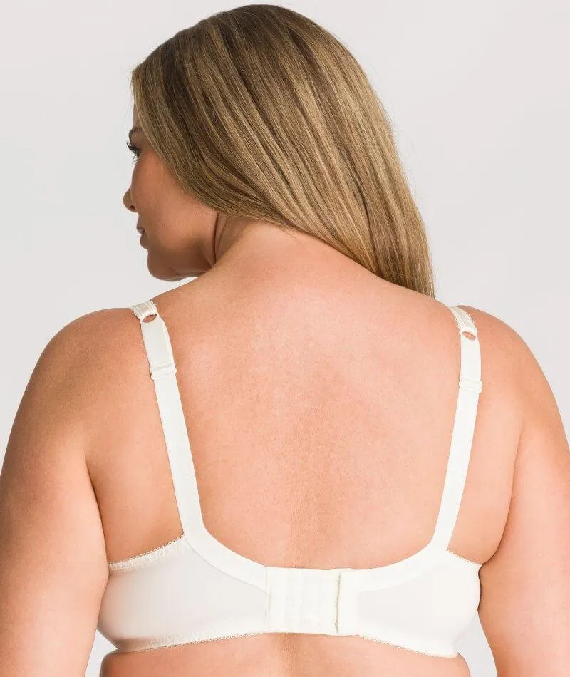 Fayreform Delicate Lace Underwire Bra - Ivory/Cream Tan