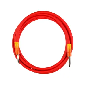 Fender Ombre Series Instrument Cable, 10 ft Straight/Straight, Tequila Sunrise