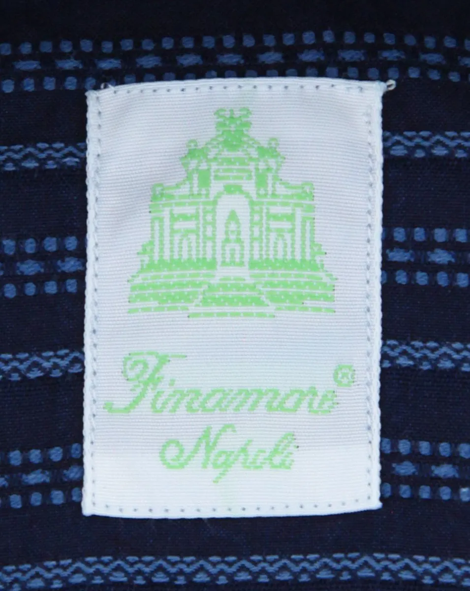Finamore Napoli Dark Blue Shirt - Extra Slim