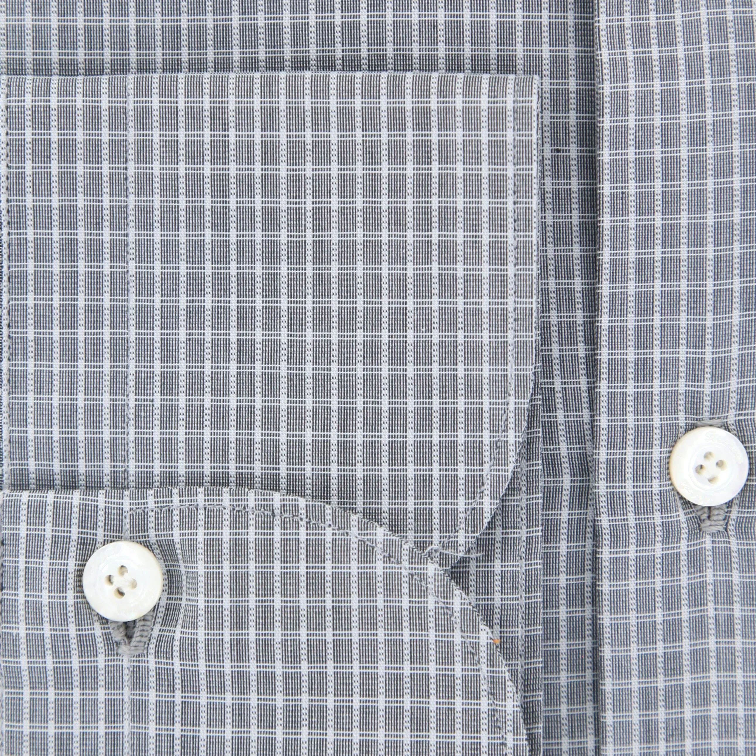 Finamore Napoli Gray Shirt - Extra Slim