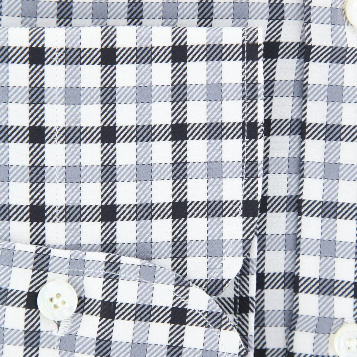 Finamore Napoli Gray Shirt - Slim